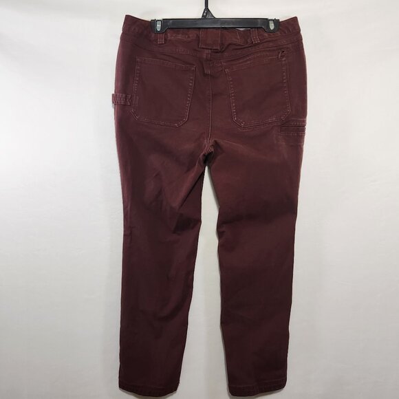 Duluth Trading Women's Size 12x29 Red Clay Fire Hose Zip Carpenter Pants Outdoor - Picture 11 of 15